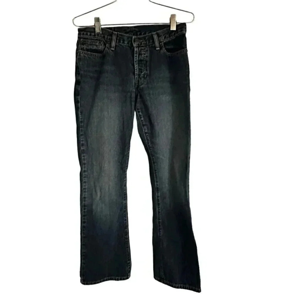 Abercrombie and Fitch Jeans 432-5J Size 2R Waist 27” Inseam 29 1/2” Button Fly